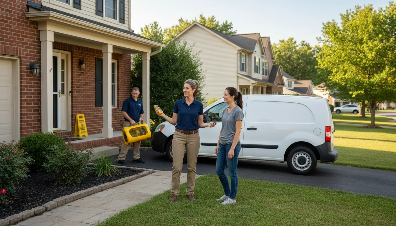 Residential water damage restoration in Scituate, RI